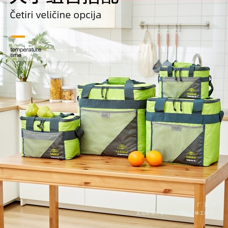 Vanjska izolacijska torba - najlon, vodootporan materijal, unisex odrasle osobe, za dostavu hrane