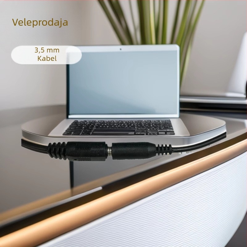 Ruisheng A25 Audio kabel, 3,5 mm muški na dva ženska, niklirano bakreno-obaljeno čelično jezgro