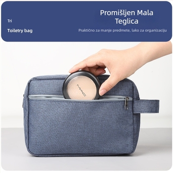Vodootporna torbica za putovanje za šminku, kubni oblik, kationički materijal, model 13551A, funkcija brtvljenja