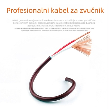 MVS Magic kabel za zvučnike 2×1,5 mm² za kućno kino, audio/video, nacionalni standard