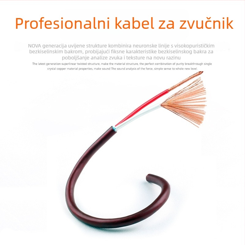 MVS Magic kabel za zvučnike 2×1,5 mm² za kućno kino, audio/video, nacionalni standard
