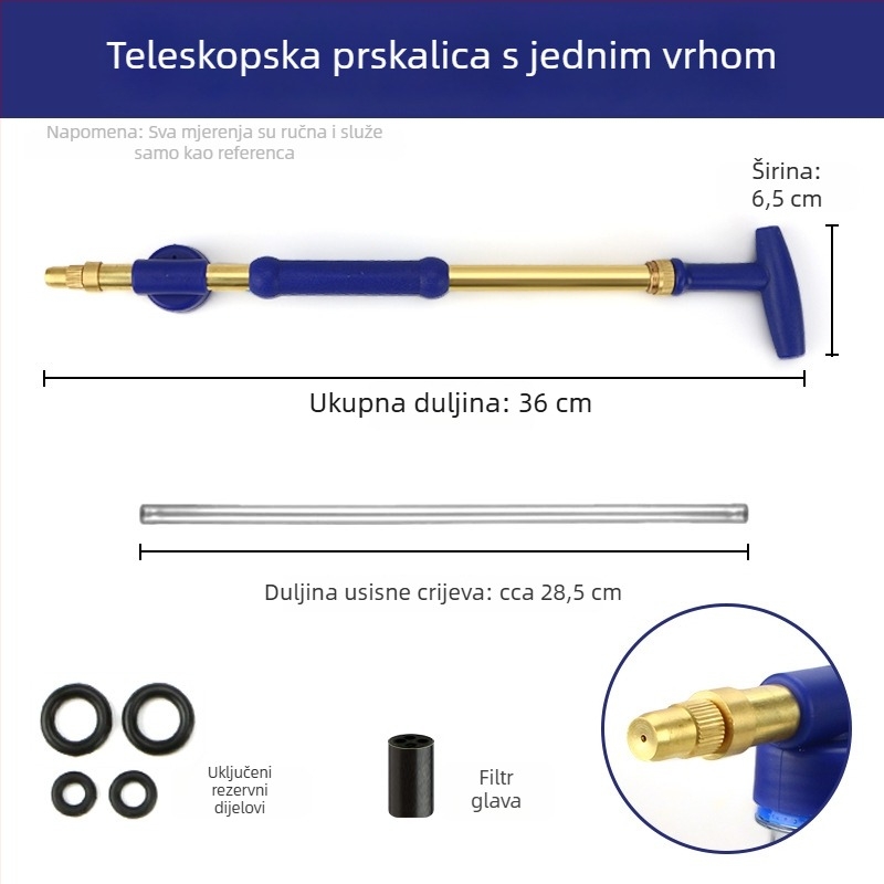 Bakreni prskalice za navodnjavanje, raspršivanje, za kućne vrtove i javne zelene površine