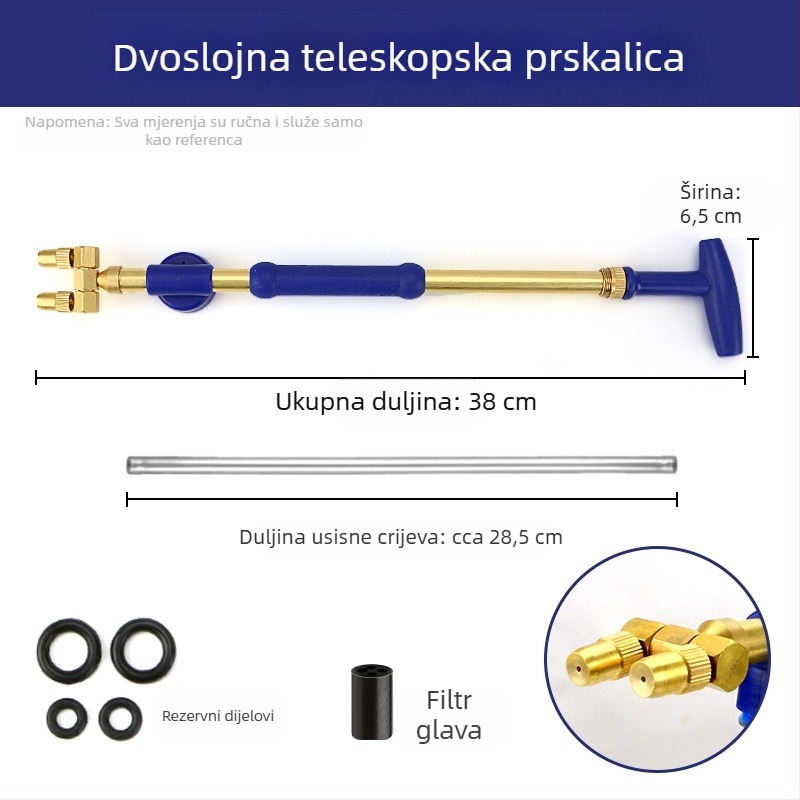 Bakreni prskalice za navodnjavanje, raspršivanje, za kućne vrtove i javne zelene površine