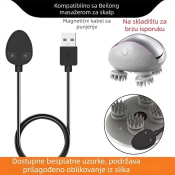 Magnetski kabel za punjenje za masažu glave ScalpMini2 – Aoshengda, kompatibilan s Beixin head massager, izrađeno po nacrtima