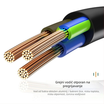 Napajajući kabel sa dva vodiča, US standard plosnati utikač, OEM Xintai Wire
