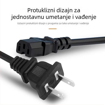 Napajajući kabel sa dva vodiča, US standard plosnati utikač, OEM Xintai Wire