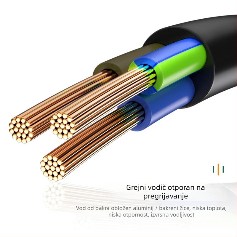Napajajući kabel sa dva vodiča, US standard plosnati utikač, OEM Xintai Wire