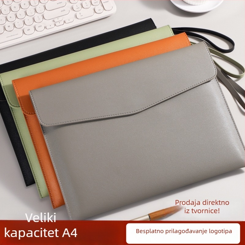 Torba za dokumente Care About, PVC materijal, prijenosni stil, pravokutni oblik.