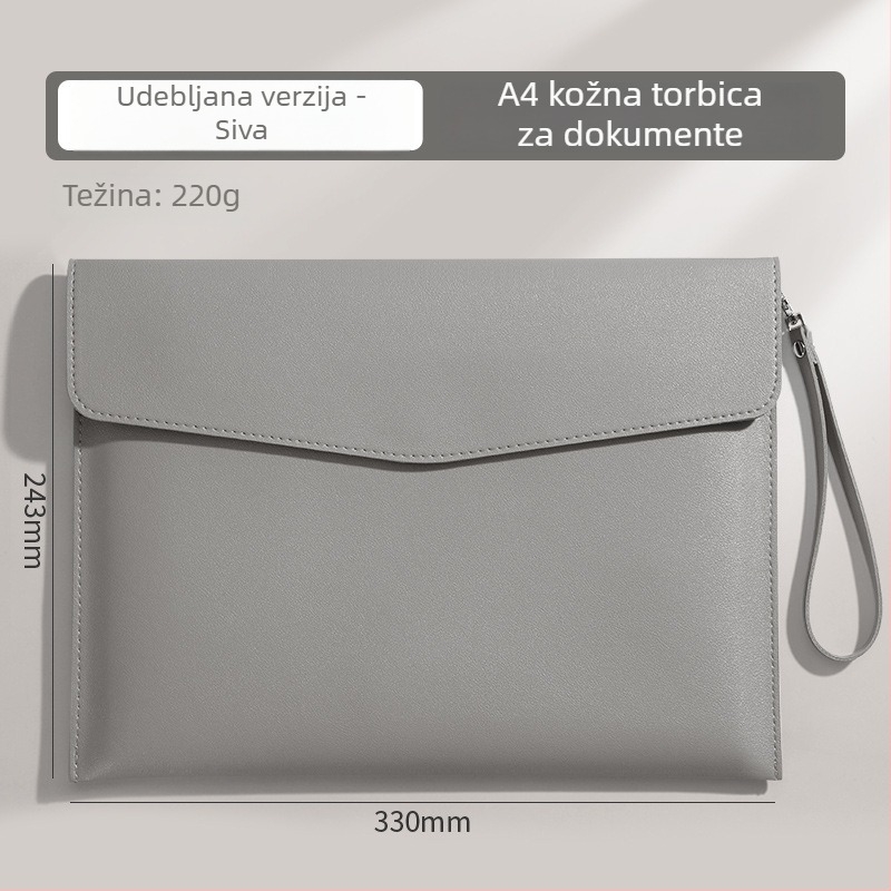 Torba za dokumente Care About, PVC materijal, prijenosni stil, pravokutni oblik.