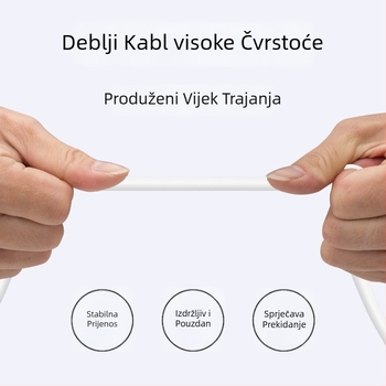 Micro USB kabel za punjenje - PVC omotač, jednokonktorni, 30W max, automatsko isključivanje