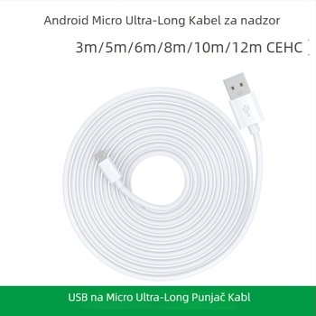 Micro USB kabel za punjenje - PVC omotač, jednokonktorni, 30W max, automatsko isključivanje