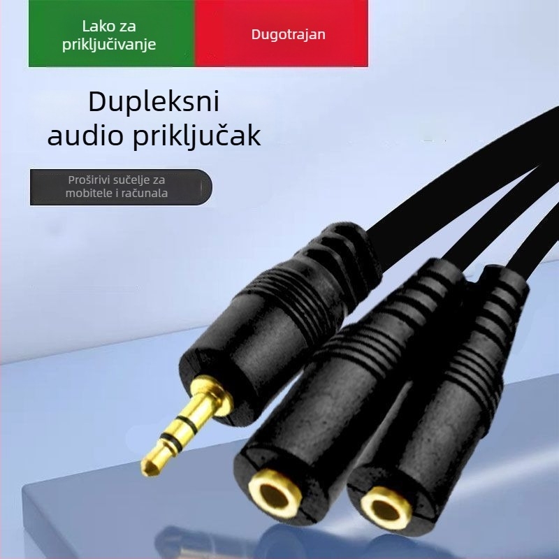 Slušalice splitter 1 na 2, audio kabel adapter, model One Point Two, kod Hy3124