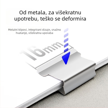 Deli 8592 metalni kutni klip, set od 50 komada
