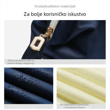TRAVEL RABBIT Torbica za toaletne potrepštine – mokro/suho odvajanje, vodootporna i otporna na zaprljanja, kubični oblik, Oxford tkanina, model Rab-010