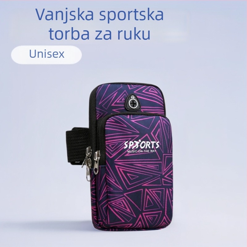 Telefonski armband za trčanje – najlon, unisex, vanjski sportovi, ulični stil, uzorak s slovima