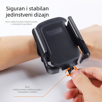 Držač telefona na zapešću za biciklizam – ABS+PC+Webbing | Unisex | Zima 2024 izlazak