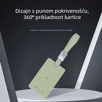 Kljucni futrol i držač kartice za Tesla Model Y / Model 3 — mekani TPE, jednostavan stil, mogućnost prilagodbe