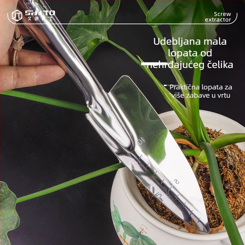 Jiutong baštenska lopata sa širokim vrhom (0,14 kg), plosnatim vrhom (0,19 kg) ili uskim vrhom (0,14 kg)