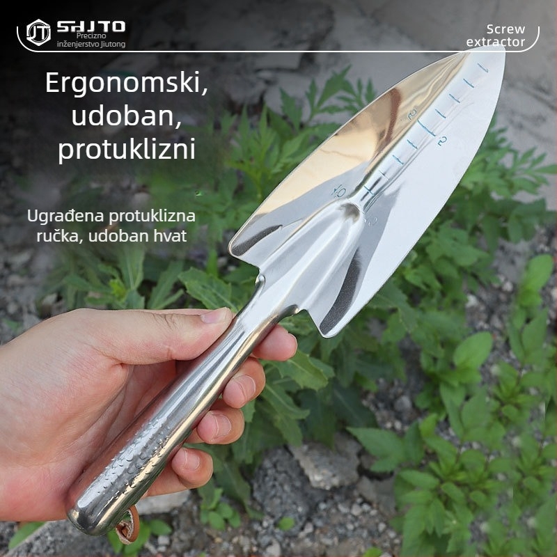 Jiutong baštenska lopata sa širokim vrhom (0,14 kg), plosnatim vrhom (0,19 kg) ili uskim vrhom (0,14 kg)