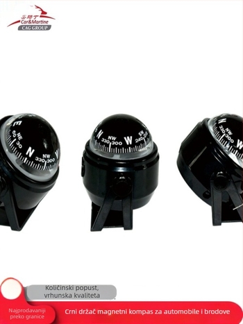 Kompas za vozilo, morski magnetski kompas, svjetleći, visoka preciznost, podesivo