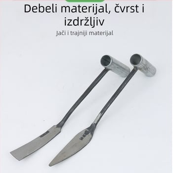 Mala vrtna lopata za kopanje divog povrća, uklanjanje korijena, plijevljenje i sadnja češnjaka i cvijeća