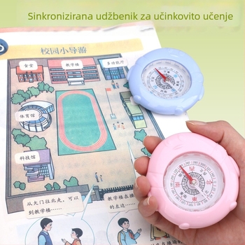 Studentski kompas — edukativna slagalica za znanstvene eksperimente, visoka preciznost, prenosno usmjerenje; plastični materijal; bez električne energije; višefunkcionalno; uzrast 7–14.