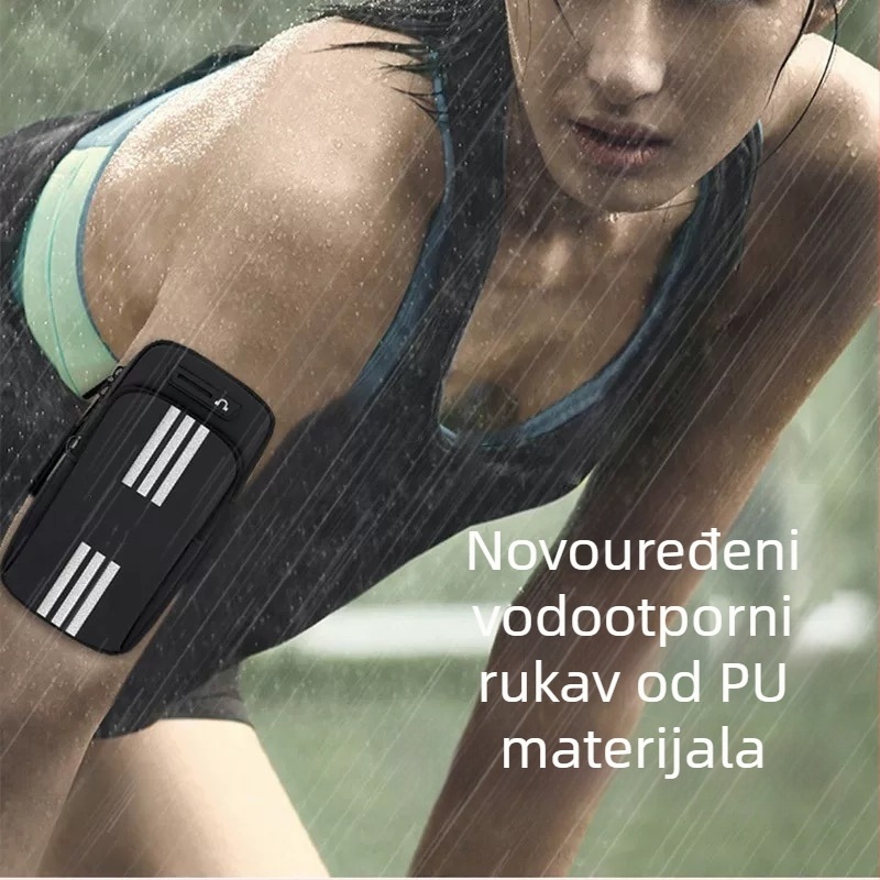 Torba za telefon na nadlakticu – za vanjske sportove, gradski minimalistički stil, PU materijal, podstava Nylon, marka Vanreyin/Van Laine