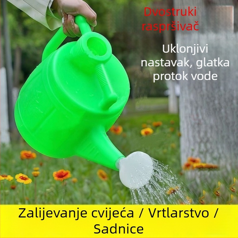 Dvostrano namijenjena plastična zalijevka za kućnu i vrt