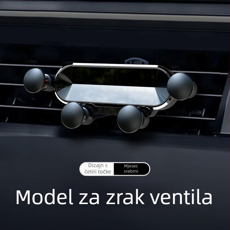 Izvlačni držač telefona u automobilu s gravitacijskim nosačem na otvoru za ventilaciju – universalna kompatibilnost