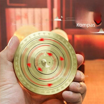 Mesingani kompas za stolni ukras – višeslojni motiv osam trigrami, ručica za fidget spinner