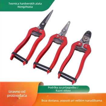 Škare za rezanje voćnih stabala, berba voća, vrtne škare s pravim oštricom i željeznom drškom — Dezhihu