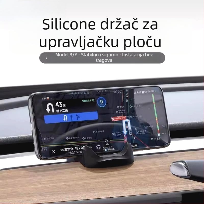 Univerzalni držač za telefon u automobilu s ljepilom — ploča instrumenta (3C certifikat 2023180711048145; ljepilo; ploča instrumenta; univerzalna kompatibilnost; nije punjiv)