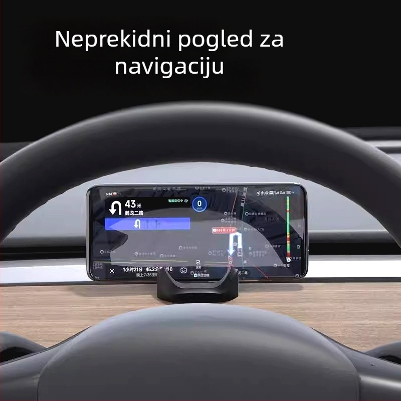 Univerzalni držač za telefon u automobilu s ljepilom — ploča instrumenta (3C certifikat 2023180711048145; ljepilo; ploča instrumenta; univerzalna kompatibilnost; nije punjiv)