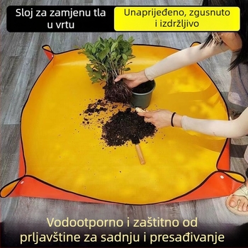 Trodijelna vodootporna podloga za kućno vrtlarenje, mat za zamjenu tla i presađivanje sukulentima