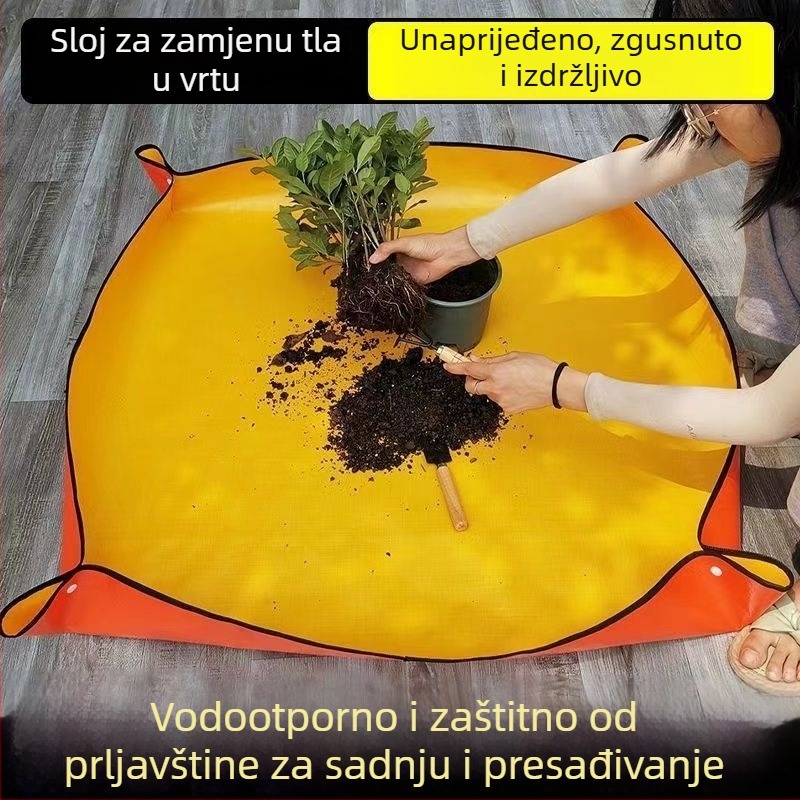 Trodijelna vodootporna podloga za kućno vrtlarenje, mat za zamjenu tla i presađivanje sukulentima
