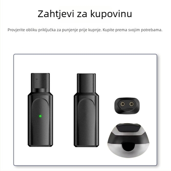 Braun električni brijač Type-C konverter za kabel za punjenje, kompatibilan sa serijama XT/HC/BG