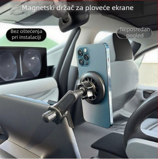 Magnetni držač za automobil na ploču – Opća kompatibilnost vozila, nije punjiv, marka Ma Lijiang