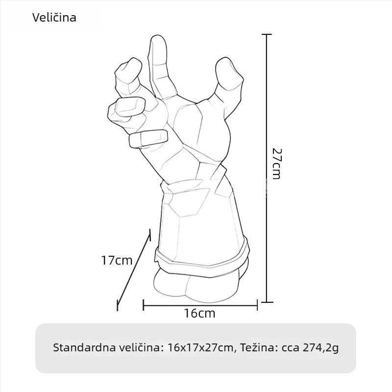 Držač ručnog kontrolera Dragon Ball Vegeta, 3D ispis, model 020206005, plastika, težina 250 g, porijeklo Nanjing