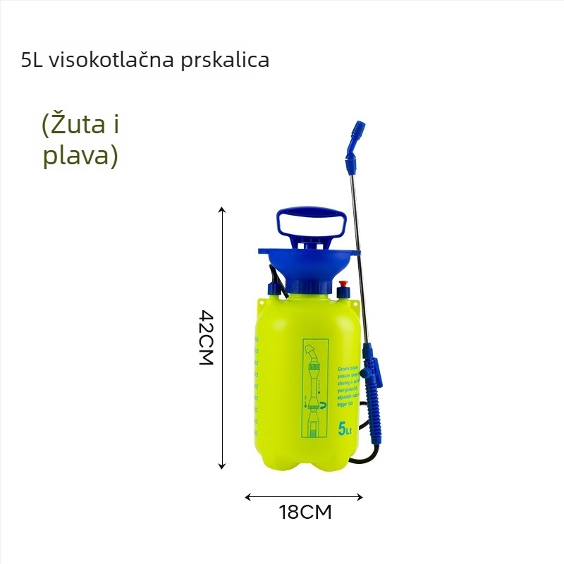 Ruksak prskalice od plastike za navodnjavanje vrta i raspršivanje pesticida, marka Strange Flower, mogućnost privatnog brendiranja