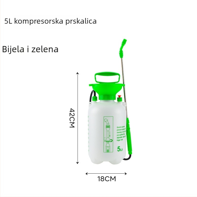 Ruksak prskalice od plastike za navodnjavanje vrta i raspršivanje pesticida, marka Strange Flower, mogućnost privatnog brendiranja