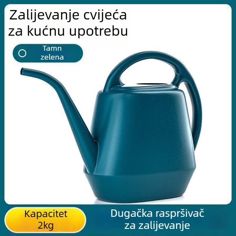 Kanica za zalijevanje s dugim izljevom, plastična, za cvijeće i biljke