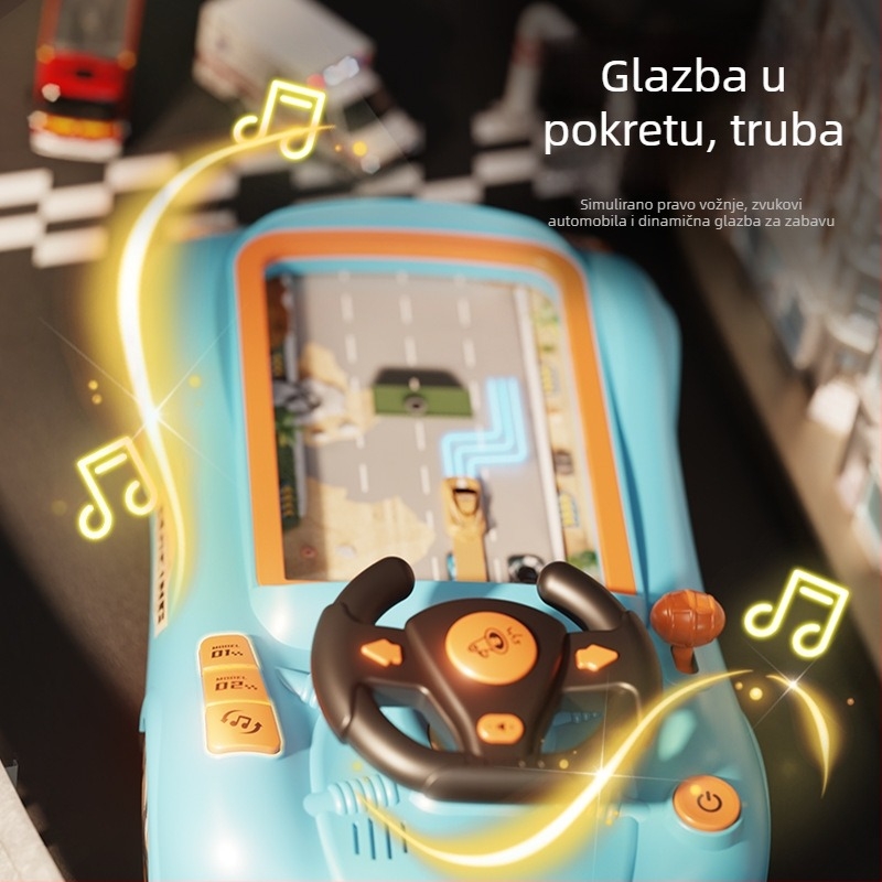Dječja igračka volana – simulirano upravljanje, interaktivna stolna igra, plastika; za djecu 4–6 godina; podrijetlo Chenghai