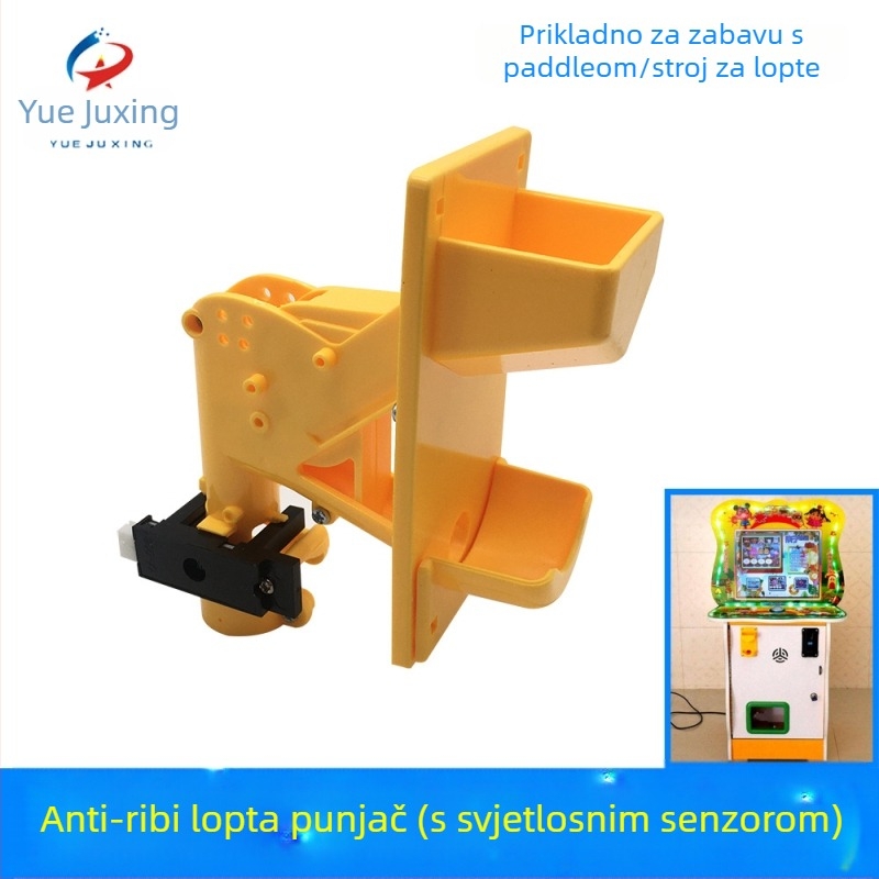Feeder za perlice za pinball stroj, 14 mm staklene perle, plastično kućište, OEM