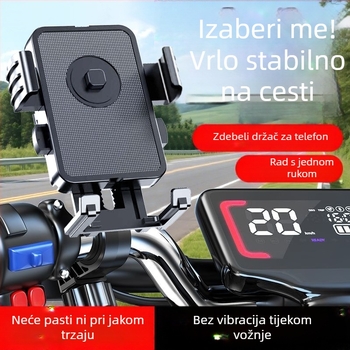 Univerzalni držač za telefon za navigaciju u automobilu, ABS materijal, mogućnost prilagodbe