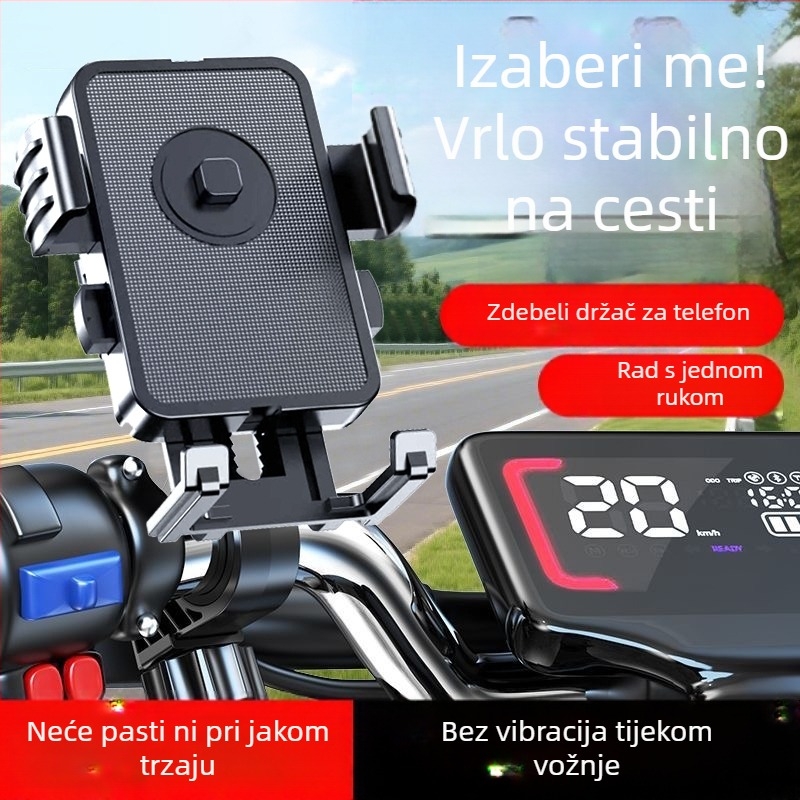 Univerzalni držač za telefon za navigaciju u automobilu, ABS materijal, mogućnost prilagodbe