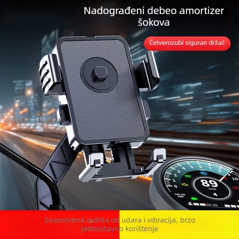 Univerzalni držač za telefon za navigaciju u automobilu, ABS materijal, mogućnost prilagodbe