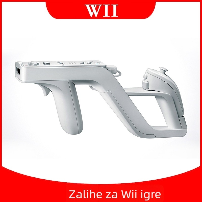 Dodatak volanu za Nintendo Wii/Wii U – imitacija Zapper pištolj držač, stil podmašine