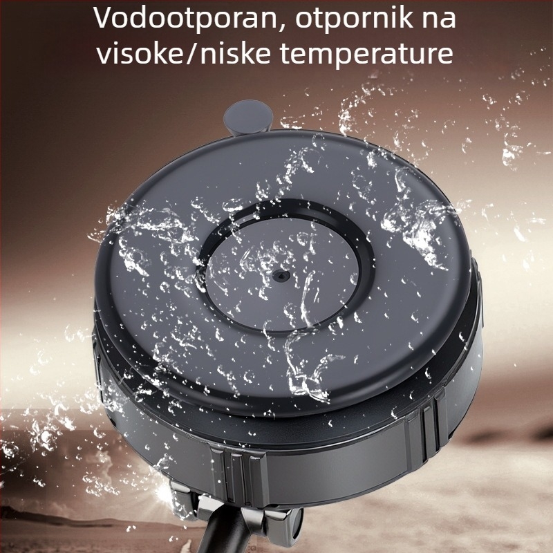 Magnetski držač za automobilsku navigaciju s usisnom čašom (Brend: Jts; Univerzalna kompatibilnost; Mogućnost prilagodbe; Nije punjivo; Ugradnja na ploču instrumenta)