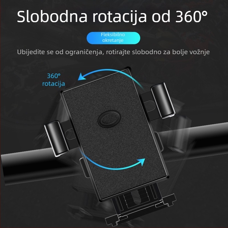 Držač telefona za električna vozila i motocikle – univerzalni plastični nosač, model Y02