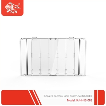 Kutija za pohranu igračkih kartica za Nintendo Switch OLED, kompatibilan NS/NS OLED, PC materijal, OEM prilagodba, tiskano logo
